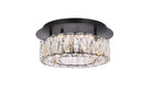 Elegant Lighting - 3503F12BK - LED Flush Mount - Monroe - Black