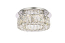 Elegant Lighting - 3503F12C - LED Flush Mount - Monroe - Chrome