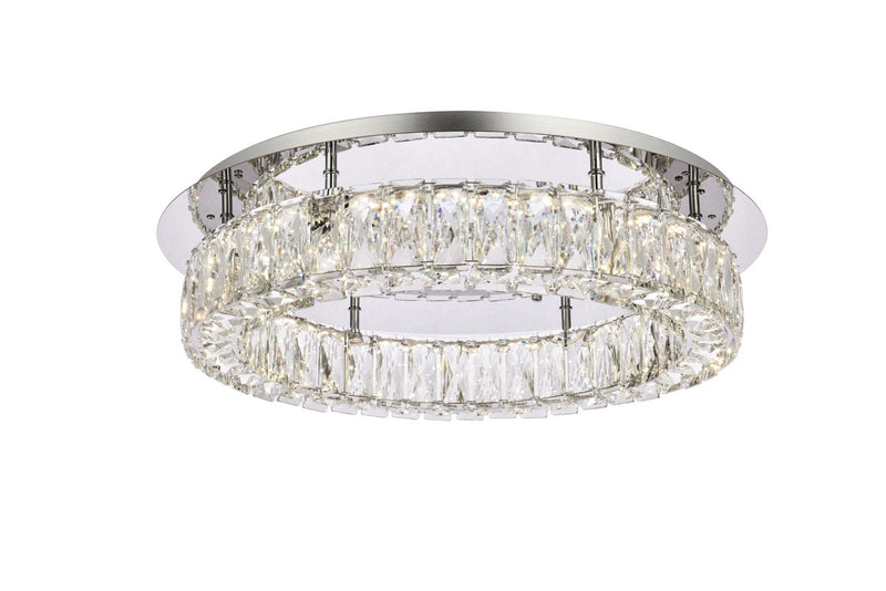 Elegant Lighting - 3503F22C - LED Flush Mount - Monroe - Chrome