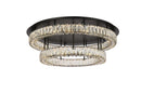 Elegant Lighting - 3503F33L2BK - LED Flush Mount - Monroe - Black