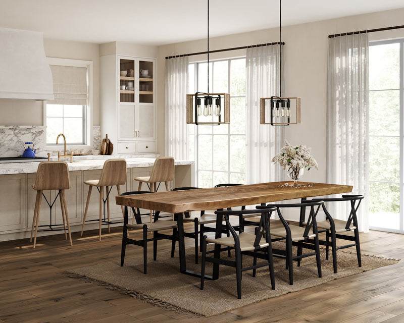 Four Light Pendant<br /><span style="color:#4AB0CE;">Entrega: 4-10 dias en USA</span><br /><span style="color:#4AB0CE;font-size:60%;">PREGUNTE POR ENTREGA EN PANAMA</span><br />Collection: Perris<br />Finish: Black