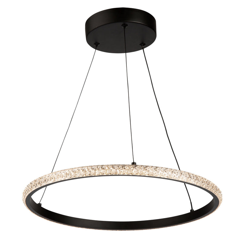 LED Pendant<br /><span style="color:#4AB0CE;">Entrega: 4-10 dias en USA</span><br /><span style="color:#4AB0CE;font-size:60%;">PREGUNTE POR ENTREGA EN PANAMA</span><br />Collection: Nova<br />Finish: Black