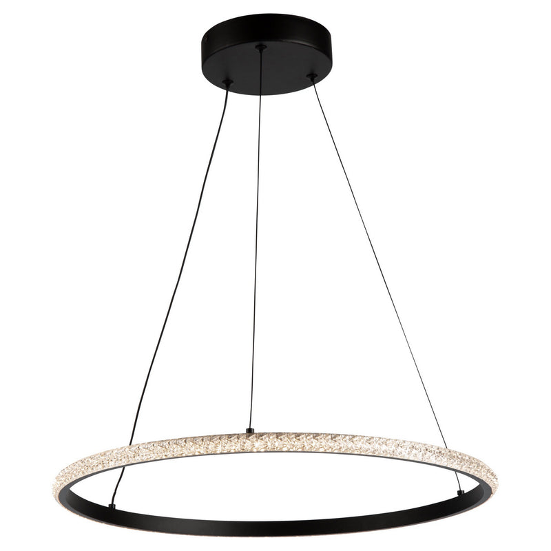 LED Pendant<br /><span style="color:#4AB0CE;">Entrega: 4-10 dias en USA</span><br /><span style="color:#4AB0CE;font-size:60%;">PREGUNTE POR ENTREGA EN PANAMA</span><br />Collection: Nova<br />Finish: Black