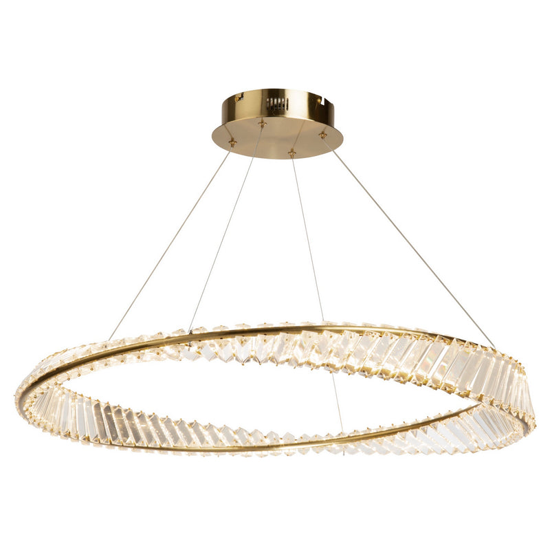 LED Pendant<br /><span style="color:#4AB0CE;">Entrega: 4-10 dias en USA</span><br /><span style="color:#4AB0CE;font-size:60%;">PREGUNTE POR ENTREGA EN PANAMA</span><br />Collection: Stella<br />Finish: Brushed Brass