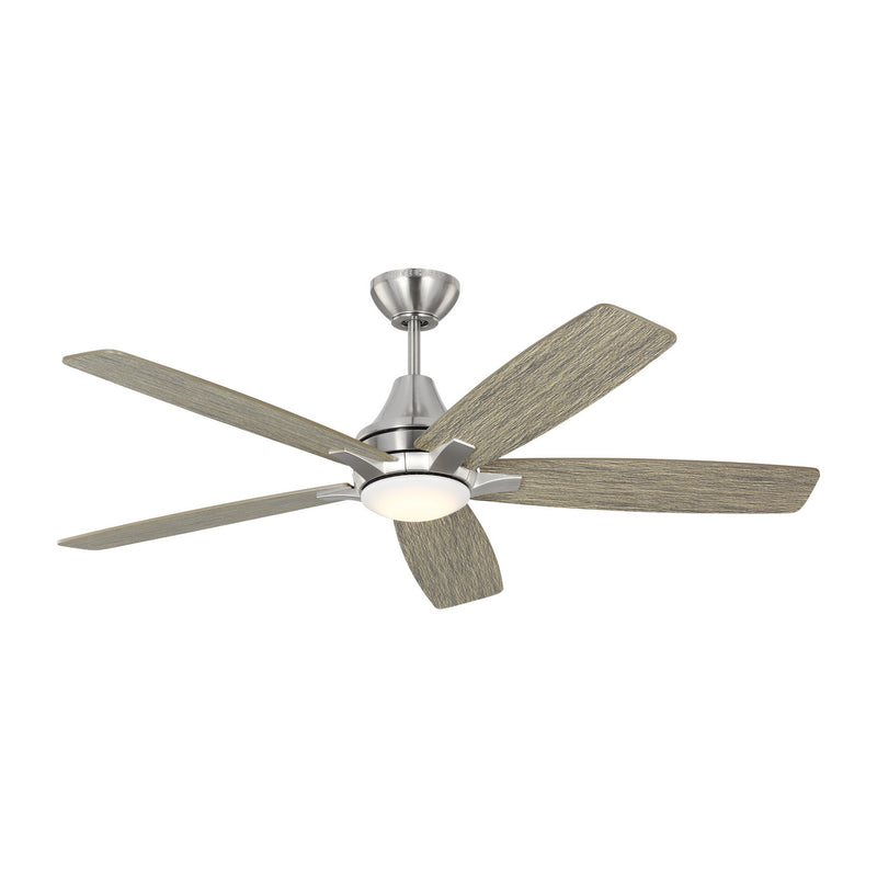 52" Ceiling Fan<br /><span style="color:#4AB0CE;">Entrega: 4-5 semanas en USA</span><br /><span style="color:#4AB0CE;font-size:60%;">PREGUNTE POR ENTREGA EN PANAMA</span><br />Collection: Lowden<br />Finish: Brushed Steel