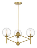 Minka-Lavery - 2796-695 - Three Light Pendant - Auresa - Soft Brass