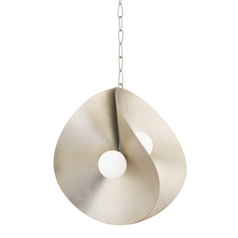 Corbett Lighting - 330-24-WSL - LED Pendant - Peony - Warm Silver Leaf