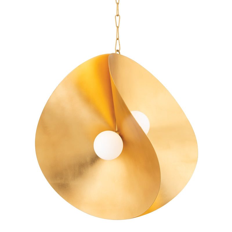 Corbett Lighting - 330-30-GL - LED Pendant - Peony - Gold Leaf