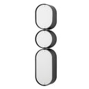 Corbett Lighting - 393-03-SBK/SS - Three Light Wall Sconce - Opal - Soft Black With Stainless Steel