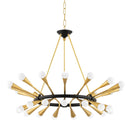 Corbett Lighting - 401-30-VPB/BBR - 30 Light Chandelier - Aries - Vintage Polished Brass