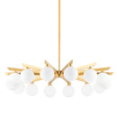 Corbett Lighting - 402-14-VB - LED Chandelier - Astra - Vintage Brass