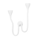 Corbett Lighting - 406-02-GSW - Two Light Wall Sconce - Anastasia - Gesso White