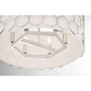 George Kovacs - P1896-613 - Six Light Pendant - Missing Link - Polished Nickel