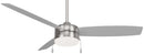 Minka Aire - F670L-BN/SL - 54"Ceiling Fan - Airetor III - Brushed Nickel With Silver Blades