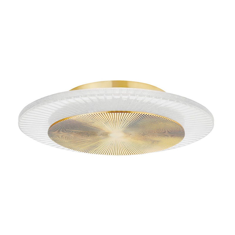 Corbett Lighting - 328-16-VPB - LED Flush Mount - Topaz - Vintage Polished Brass