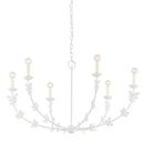 Troy Lighting - F4440-GSW - Six Light Chandelier - Florian - Gesso White