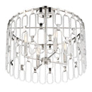 Four Light Convertible Semi Flush / Pendant<br /><span style="color:#4AB0CE;">Entrega: 4-10 dias en USA</span><br /><span style="color:#4AB0CE;font-size:60%;">PREGUNTE POR ENTREGA EN PANAMA</span><br />Collection: Charming<br />Finish: Polished Nickel
