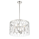 George Kovacs - P5384-613 - Four Light Convertible Semi Flush / Pendant - Charming - Polished Nickel