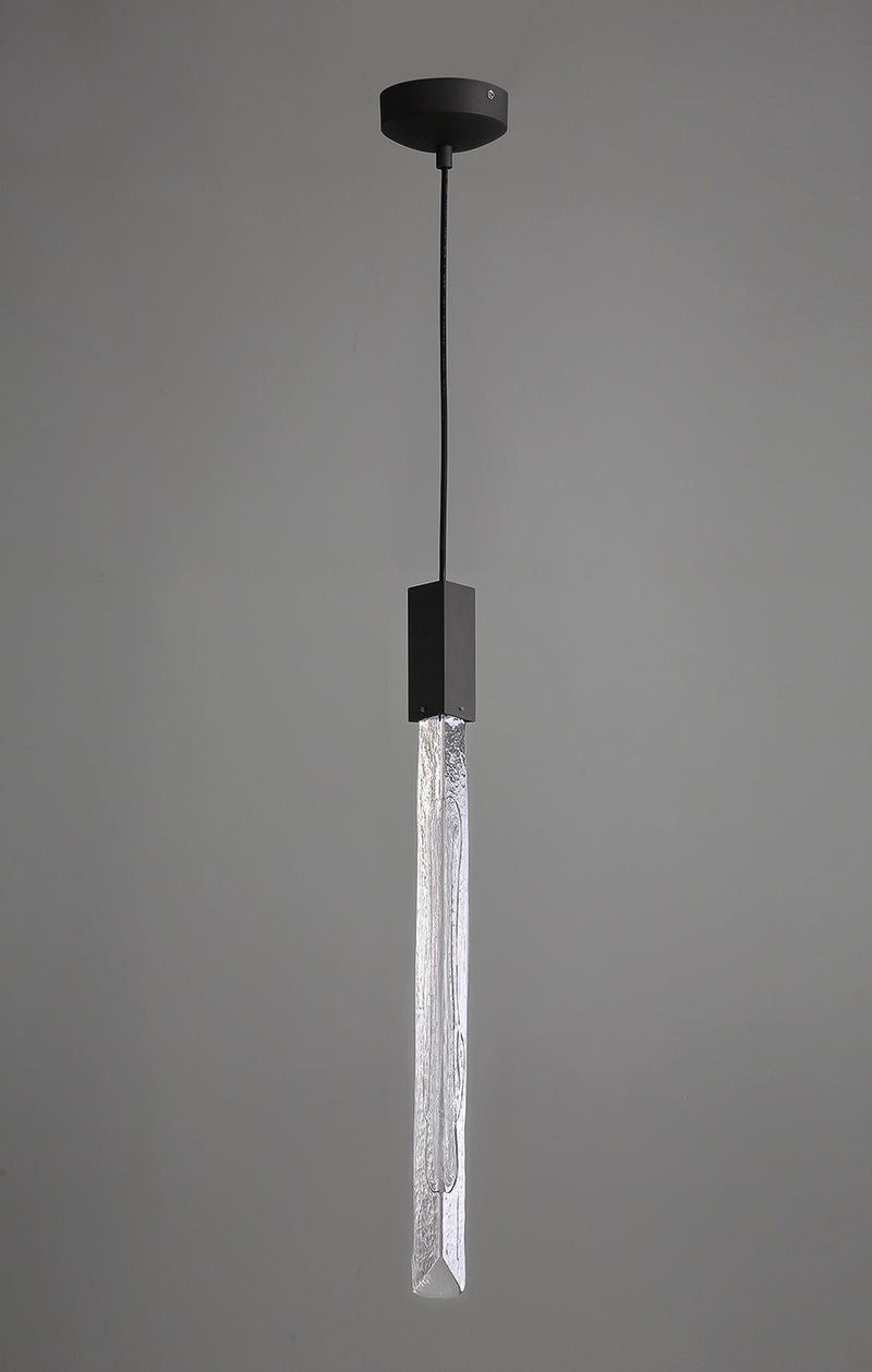 Avenue Lighting - HF5401-BLK-JAD - LED Pendant - Alpine - Black Jade Glass