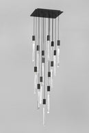 Avenue Lighting - HF5415-BLK-JAD - LED Pendant - Alpine - Black, Black Jade Glass