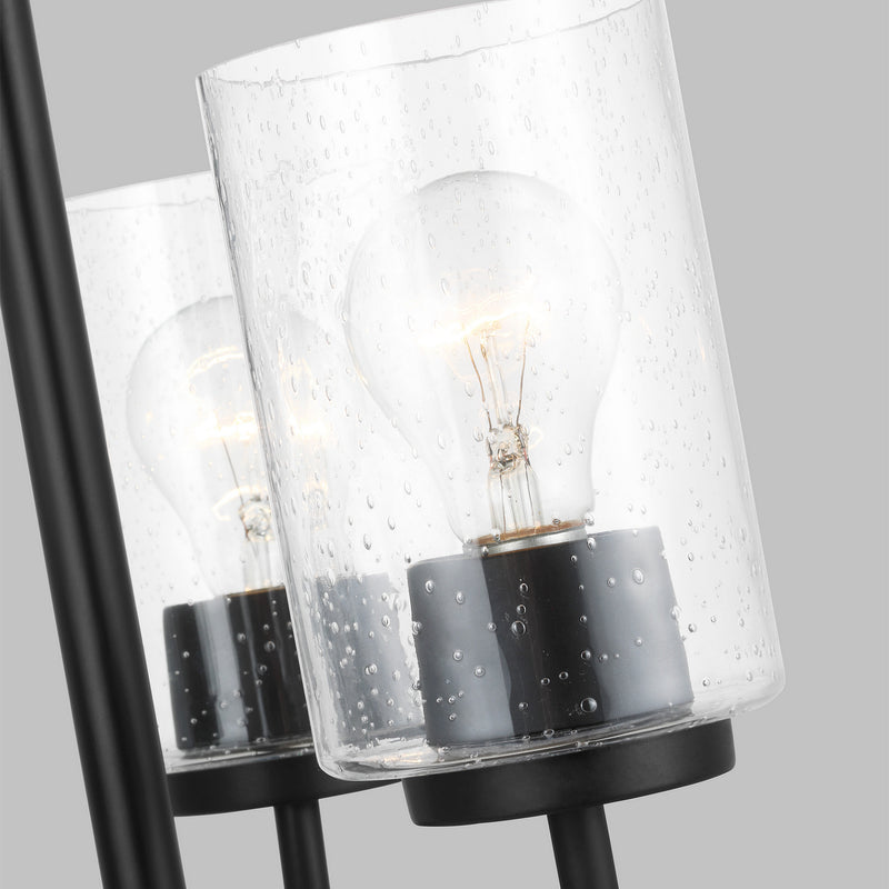 Three Light Chandelier<br /><span style="color:#4AB0CE;">Entrega: 4-10 dias en USA</span><br /><span style="color:#4AB0CE;font-size:60%;">PREGUNTE POR ENTREGA EN PANAMA</span><br />Collection: Oslo<br />Finish: Midnight Black