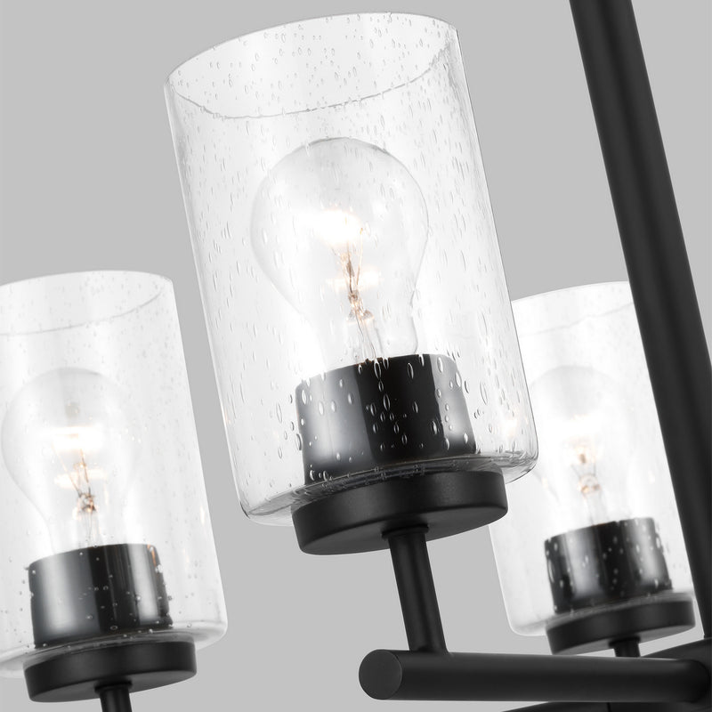 Five Light Chandelier<br /><span style="color:#4AB0CE;">Entrega: 2-3 semanas en USA</span><br /><span style="color:#4AB0CE;font-size:60%;">PREGUNTE POR ENTREGA EN PANAMA</span><br />Collection: Oslo<br />Finish: Midnight Black