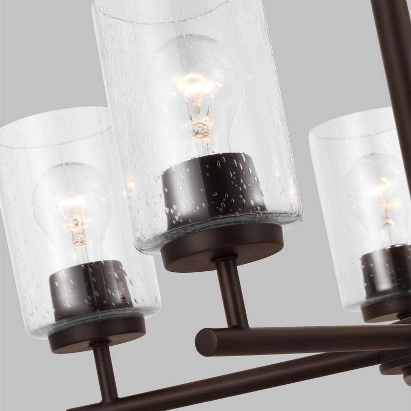 Five Light Chandelier<br /><span style="color:#4AB0CE;">Entrega: 4-10 dias en USA</span><br /><span style="color:#4AB0CE;font-size:60%;">PREGUNTE POR ENTREGA EN PANAMA</span><br />Collection: Oslo<br />Finish: Bronze