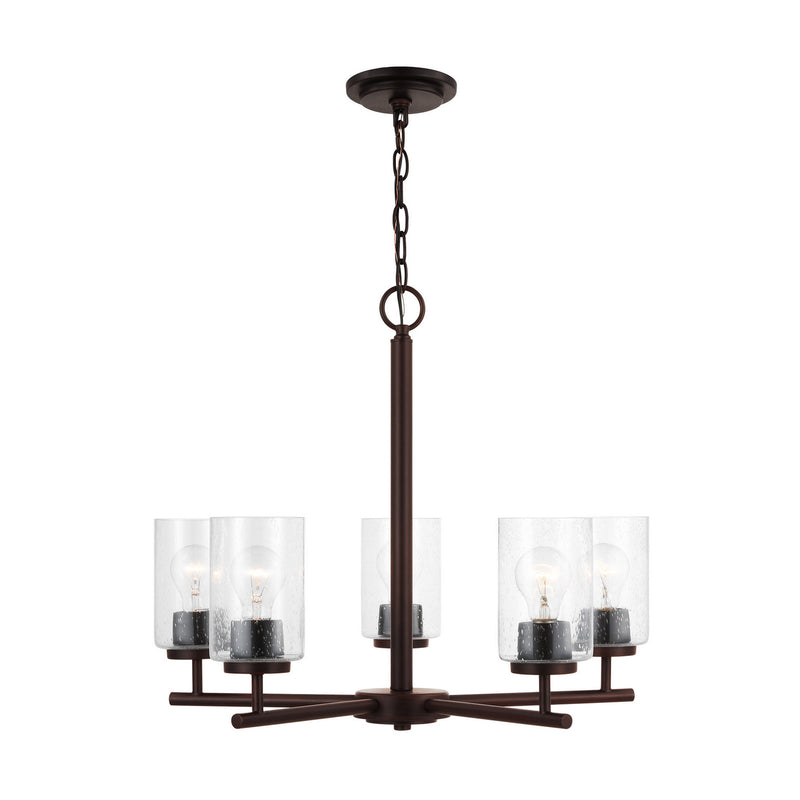 Five Light Chandelier<br /><span style="color:#4AB0CE;">Entrega: 4-10 dias en USA</span><br /><span style="color:#4AB0CE;font-size:60%;">PREGUNTE POR ENTREGA EN PANAMA</span><br />Collection: Oslo<br />Finish: Bronze