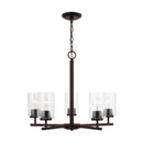 Five Light Chandelier<br /><span style="color:#4AB0CE;">Entrega: 4-10 dias en USA</span><br /><span style="color:#4AB0CE;font-size:60%;">PREGUNTE POR ENTREGA EN PANAMA</span><br />Collection: Oslo<br />Finish: Bronze