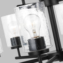 Nine Light Chandelier<br /><span style="color:#4AB0CE;">Entrega: 4-10 dias en USA</span><br /><span style="color:#4AB0CE;font-size:60%;">PREGUNTE POR ENTREGA EN PANAMA</span><br />Collection: Oslo<br />Finish: Midnight Black