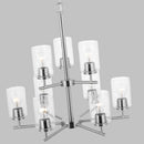 Generation Lighting - 31172-962 - Nine Light Chandelier - Oslo - Brushed Nickel