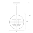 Three Light Chandelier<br /><span style="color:#4AB0CE;">Entrega: 4-10 dias en USA</span><br /><span style="color:#4AB0CE;font-size:60%;">PREGUNTE POR ENTREGA EN PANAMA</span><br />Collection: Alturas<br />Finish: Midnight Black