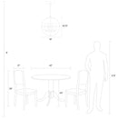 Generation Lighting - 3124603-112 - Three Light Chandelier - Alturas - Midnight Black