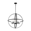 Five Light Chandelier<br /><span style="color:#4AB0CE;">Entrega: 4-10 dias en USA</span><br /><span style="color:#4AB0CE;font-size:60%;">PREGUNTE POR ENTREGA EN PANAMA</span><br />Collection: Alturas<br />Finish: Midnight Black