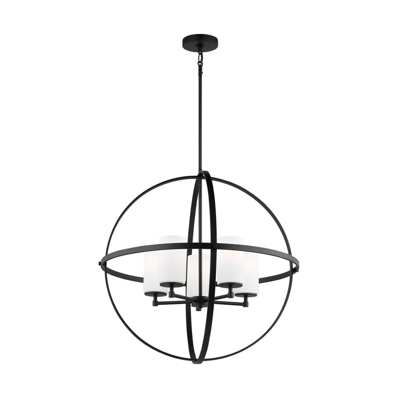 Five Light Chandelier<br /><span style="color:#4AB0CE;">Entrega: 4-10 dias en USA</span><br /><span style="color:#4AB0CE;font-size:60%;">PREGUNTE POR ENTREGA EN PANAMA</span><br />Collection: Alturas<br />Finish: Midnight Black