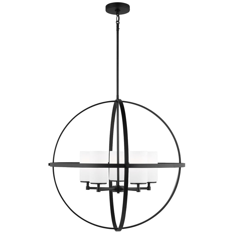 Five Light Chandelier<br /><span style="color:#4AB0CE;">Entrega: 4-10 dias en USA</span><br /><span style="color:#4AB0CE;font-size:60%;">PREGUNTE POR ENTREGA EN PANAMA</span><br />Collection: Alturas<br />Finish: Midnight Black