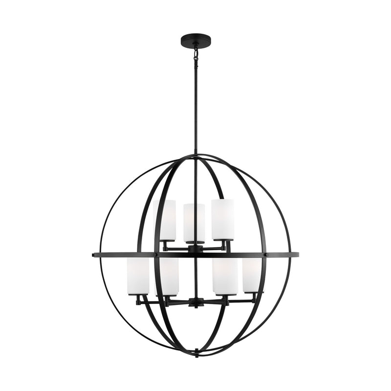 Nine Light Chandelier<br /><span style="color:#4AB0CE;">Entrega: 4-10 dias en USA</span><br /><span style="color:#4AB0CE;font-size:60%;">PREGUNTE POR ENTREGA EN PANAMA</span><br />Collection: Alturas<br />Finish: Midnight Black