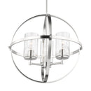 Three Light Chandelier<br /><span style="color:#4AB0CE;">Entrega: 4-10 dias en USA</span><br /><span style="color:#4AB0CE;font-size:60%;">PREGUNTE POR ENTREGA EN PANAMA</span><br />Collection: Alturas<br />Finish: Brushed Nickel