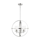 Three Light Chandelier<br /><span style="color:#4AB0CE;">Entrega: 4-10 dias en USA</span><br /><span style="color:#4AB0CE;font-size:60%;">PREGUNTE POR ENTREGA EN PANAMA</span><br />Collection: Alturas<br />Finish: Brushed Nickel