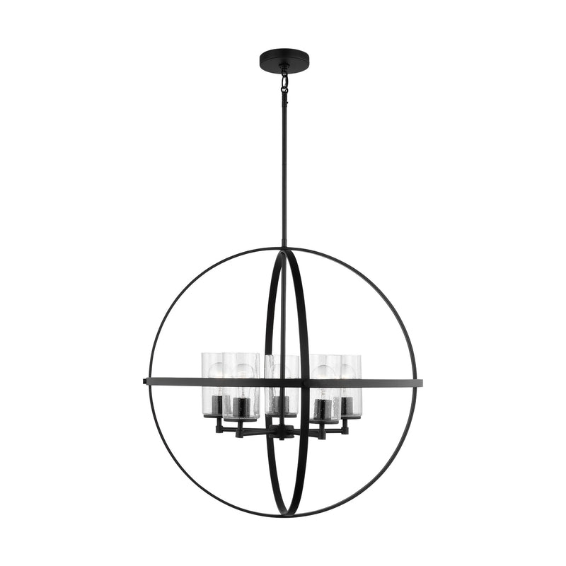 Five Light Chandelier<br /><span style="color:#4AB0CE;">Entrega: 4-10 dias en USA</span><br /><span style="color:#4AB0CE;font-size:60%;">PREGUNTE POR ENTREGA EN PANAMA</span><br />Collection: Alturas<br />Finish: Midnight Black