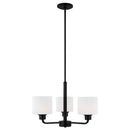 Three Light Chandelier<br /><span style="color:#4AB0CE;">Entrega: 4-10 dias en USA</span><br /><span style="color:#4AB0CE;font-size:60%;">PREGUNTE POR ENTREGA EN PANAMA</span><br />Collection: Canfield<br />Finish: Midnight Black