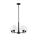 Five Light Chandelier<br /><span style="color:#4AB0CE;">Entrega: 4-10 dias en USA</span><br /><span style="color:#4AB0CE;font-size:60%;">PREGUNTE POR ENTREGA EN PANAMA</span><br />Collection: Canfield<br />Finish: Midnight Black