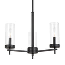 Three Light Chandelier<br /><span style="color:#4AB0CE;">Entrega: 4-10 dias en USA</span><br /><span style="color:#4AB0CE;font-size:60%;">PREGUNTE POR ENTREGA EN PANAMA</span><br />Collection: Zire<br />Finish: Midnight Black