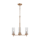 Three Light Chandelier<br /><span style="color:#4AB0CE;">Entrega: 4-10 dias en USA</span><br /><span style="color:#4AB0CE;font-size:60%;">PREGUNTE POR ENTREGA EN PANAMA</span><br />Collection: Zire<br />Finish: Satin Brass