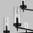 Nine Light Chandelier<br /><span style="color:#4AB0CE;">Entrega: 7-8 semanas en USA</span><br /><span style="color:#4AB0CE;font-size:60%;">PREGUNTE POR ENTREGA EN PANAMA</span><br />Collection: Zire<br />Finish: Midnight Black