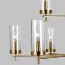 Nine Light Chandelier<br /><span style="color:#4AB0CE;">Entrega: 13-14 semanas en USA</span><br /><span style="color:#4AB0CE;font-size:60%;">PREGUNTE POR ENTREGA EN PANAMA</span><br />Collection: Zire<br />Finish: Satin Brass