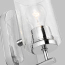 One Light Wall / Bath Sconce<br /><span style="color:#4AB0CE;">Entrega: 4-10 dias en USA</span><br /><span style="color:#4AB0CE;font-size:60%;">PREGUNTE POR ENTREGA EN PANAMA</span><br />Collection: Oslo<br />Finish: Chrome