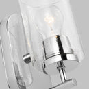 One Light Wall / Bath Sconce<br /><span style="color:#4AB0CE;">Entrega: 4-10 dias en USA</span><br /><span style="color:#4AB0CE;font-size:60%;">PREGUNTE POR ENTREGA EN PANAMA</span><br />Collection: Oslo<br />Finish: Chrome