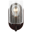 One Light Wall / Bath Sconce<br /><span style="color:#4AB0CE;">Entrega: 4-10 dias en USA</span><br /><span style="color:#4AB0CE;font-size:60%;">PREGUNTE POR ENTREGA EN PANAMA</span><br />Collection: Oslo<br />Finish: Bronze