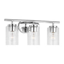 Three Light Wall / Bath<br /><span style="color:#4AB0CE;">Entrega: 4-10 dias en USA</span><br /><span style="color:#4AB0CE;font-size:60%;">PREGUNTE POR ENTREGA EN PANAMA</span><br />Collection: Oslo<br />Finish: Chrome